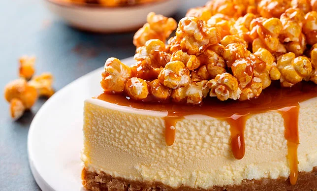 Cheesecake de palomitas naturales ¡increíble combinación!