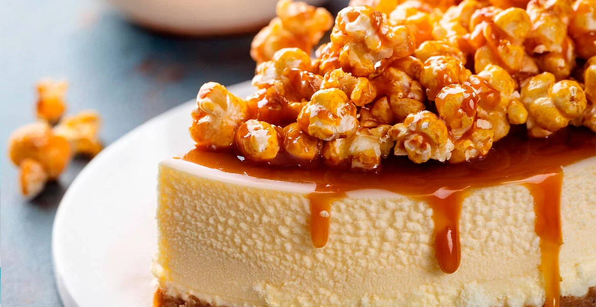 Cheesecake de palomitas naturales ¡increíble combinación!