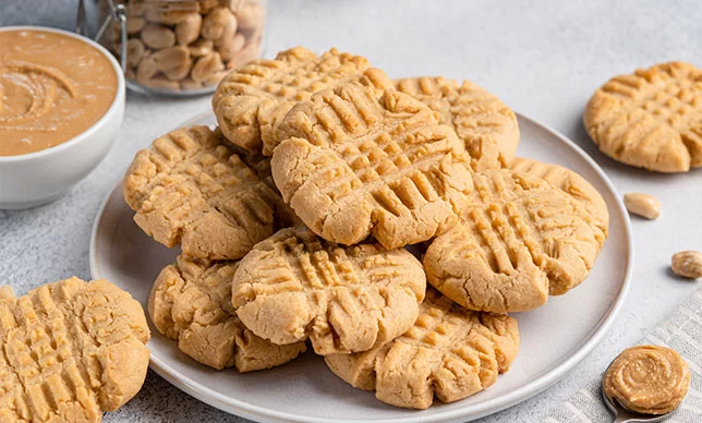 Mi receta favorita de galletas de cacahuate