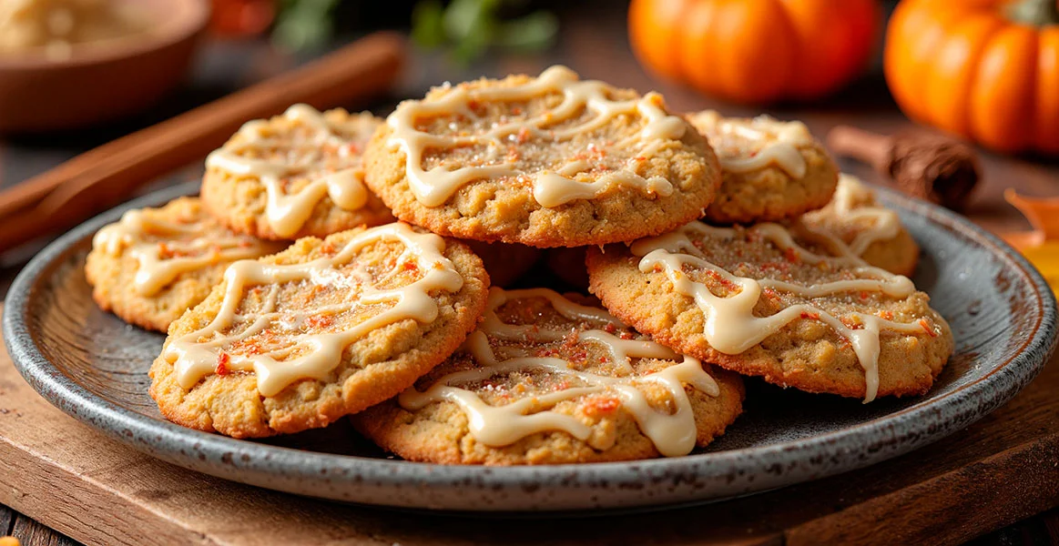 El sabor del otoño en una galleta de pumpkin spice con avena y maple