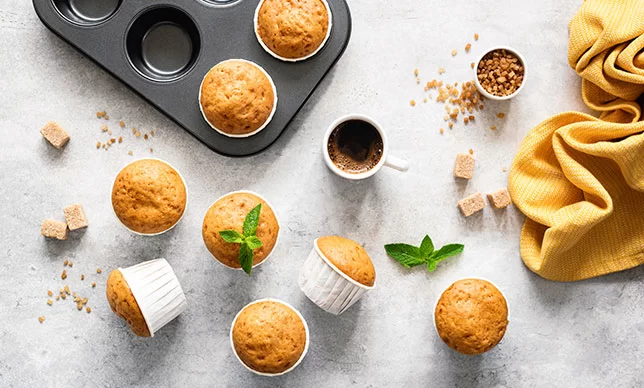 Te enseño a preparar unos deliciosos muffins de camote y naranja