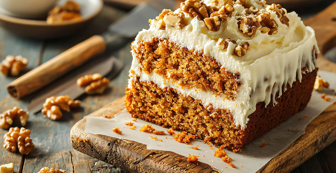 Mi receta especial de panqué de zanahoria con queso crema