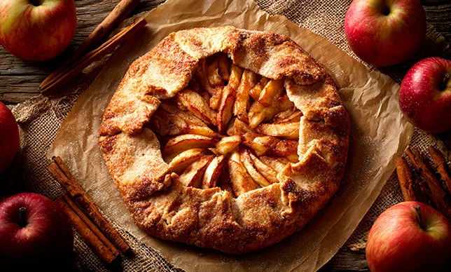Te enseñó a preparar la mejor galette de manzana con un toque casero