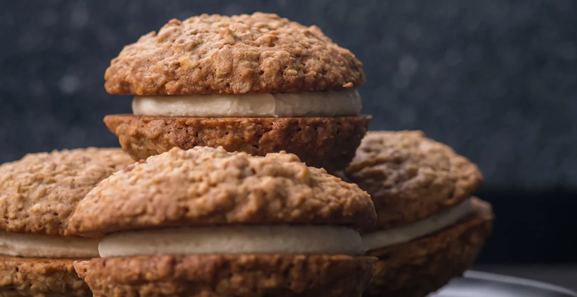Mi receta casera de sándwiches de galleta de almendras