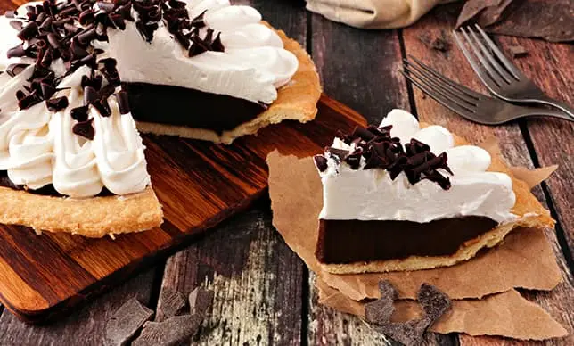 Receta de tarta de chocolate y menta fresca