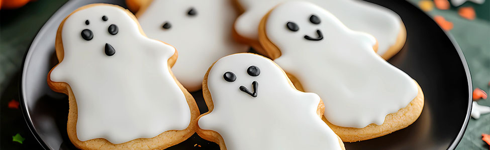 Galletas fantasma con glaseado: ¡El postre más espeluznante para Halloween!