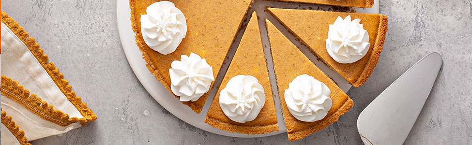 Hornea una tarta de calabaza con queso crema