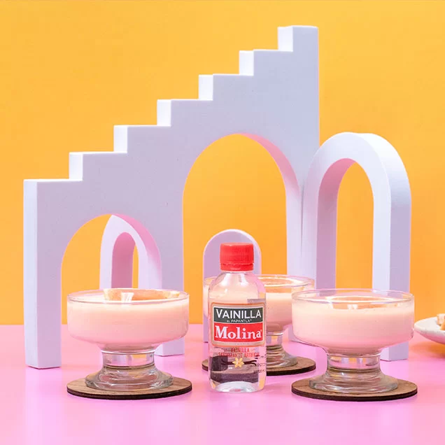 Gelatina cremosa de toronja