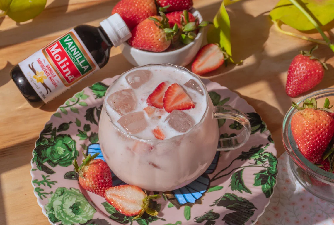 Horchata de fresa