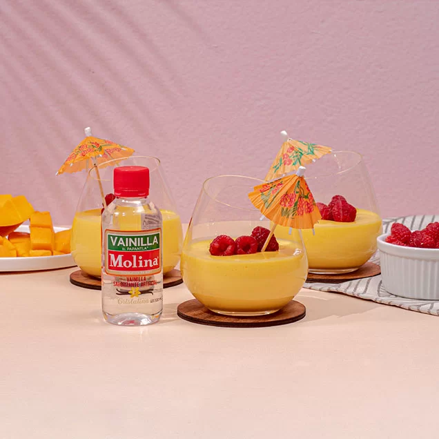 Mousse ligero de mango