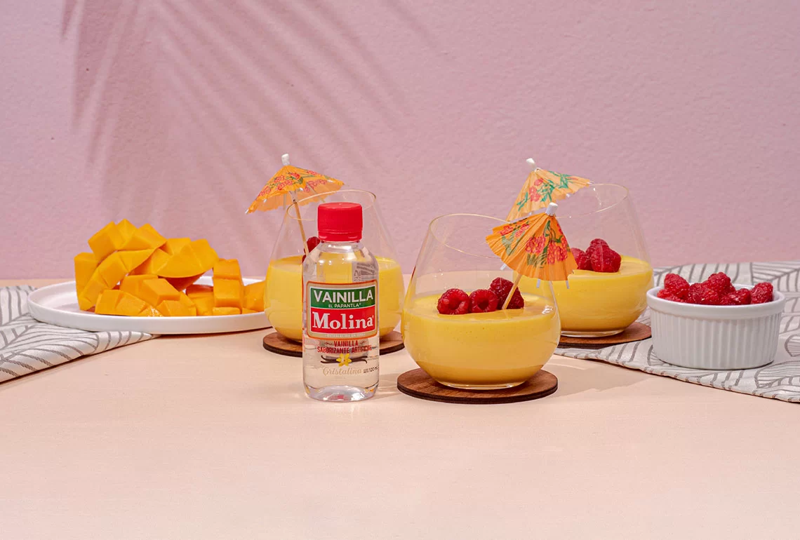 Mousse ligero de mango