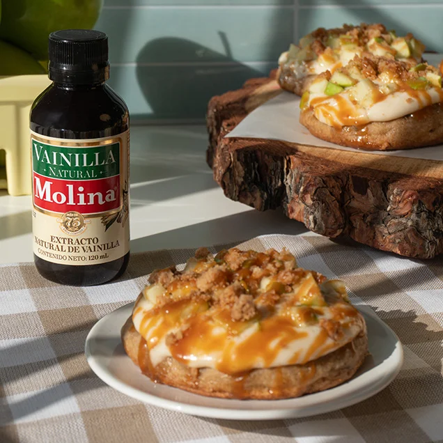 Galletas de manzana con caramelo