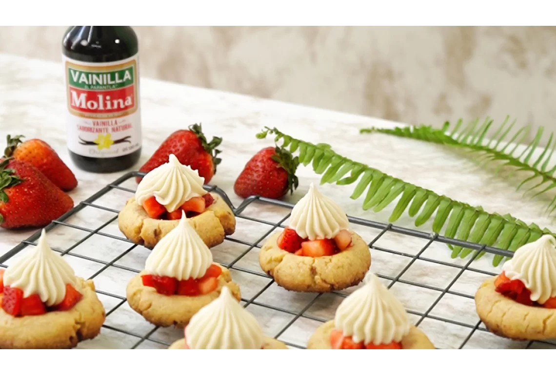 Galletas de pay de fresa