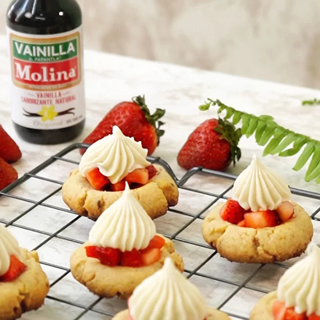 Galletas de pay de fresa