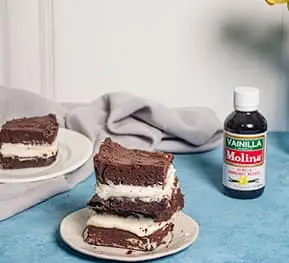 Sándwich de brownie