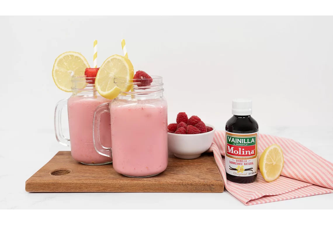 Limonada de frambuesa