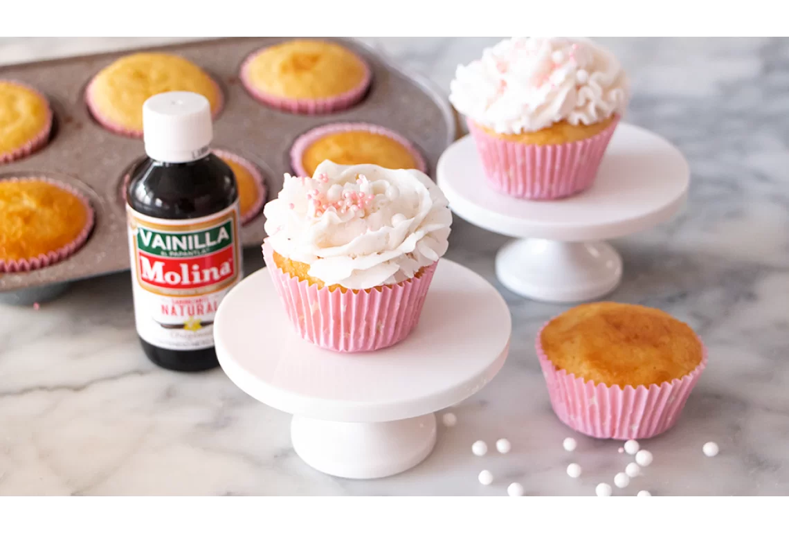 Cupcakes de vainilla