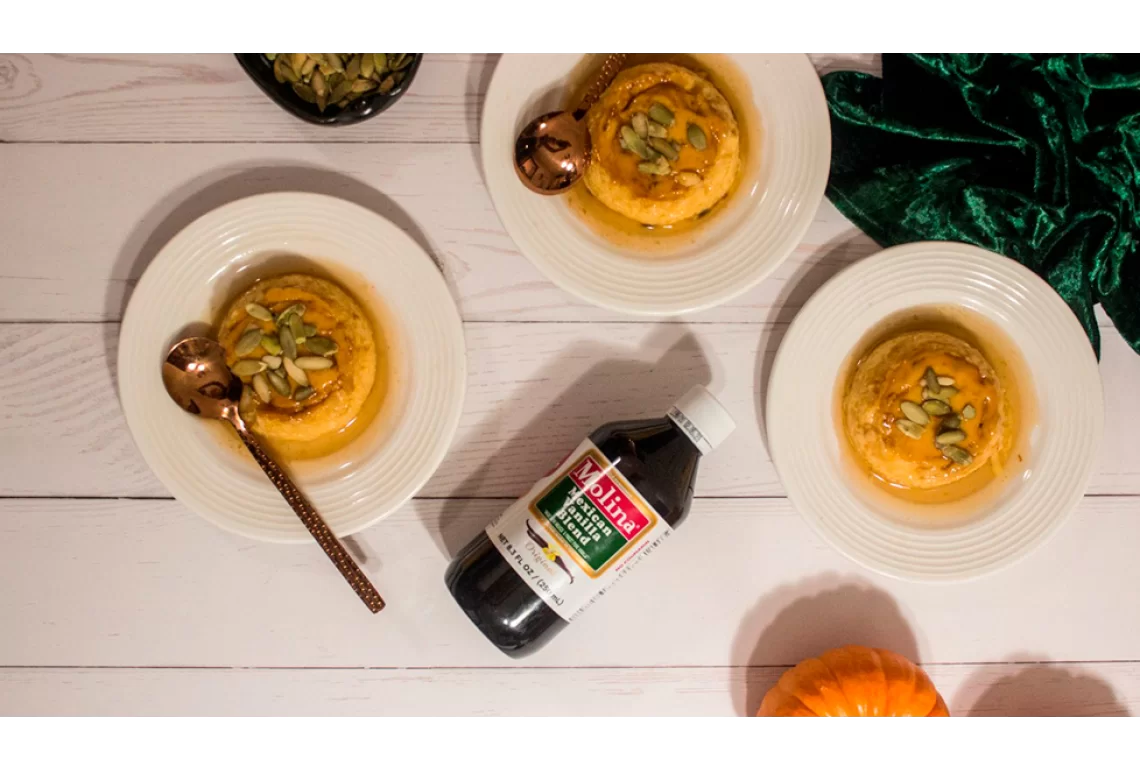 Flan de calabaza