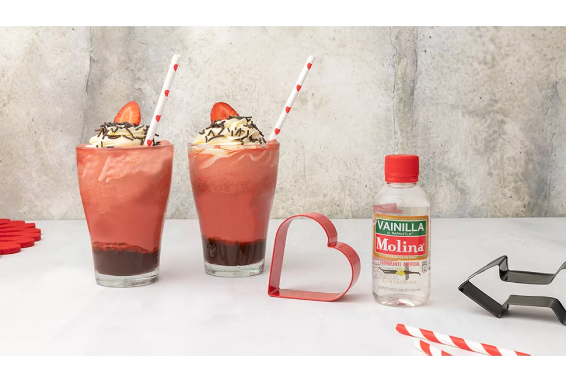 Malteada de vino tinto