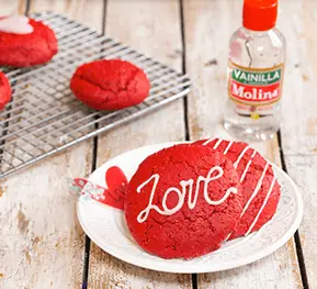 Galletas de red velvet