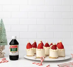 Santas cheesecake bites