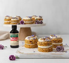 Mini pastelitos de zanahoria