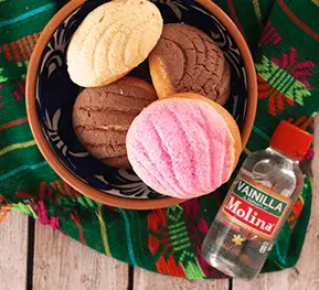 Conchas con brillantina