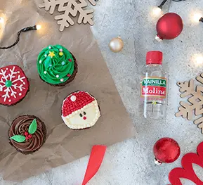 Cupcakes navideños