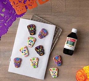Decoración para galletas de día de muertos