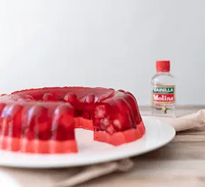 Gelatina de fresas