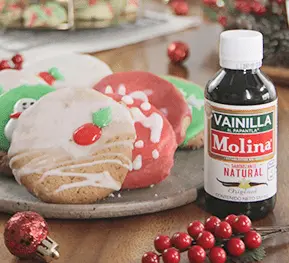 Glaseado para galletas navideñas