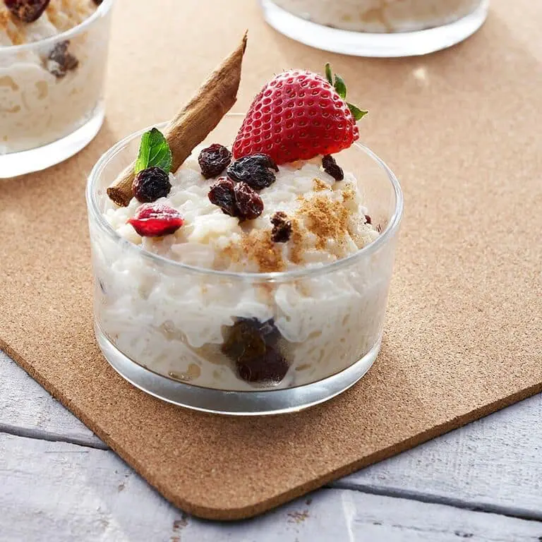 Arroz con leche con extracto natural